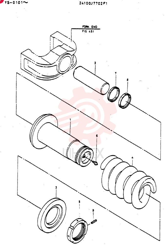 TRACK ASSY 24100J7702F1