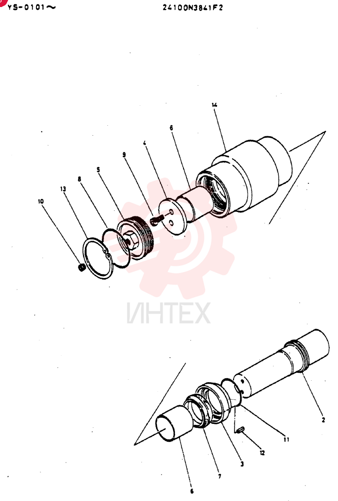 TRACK ROLLER 24100N3841F2