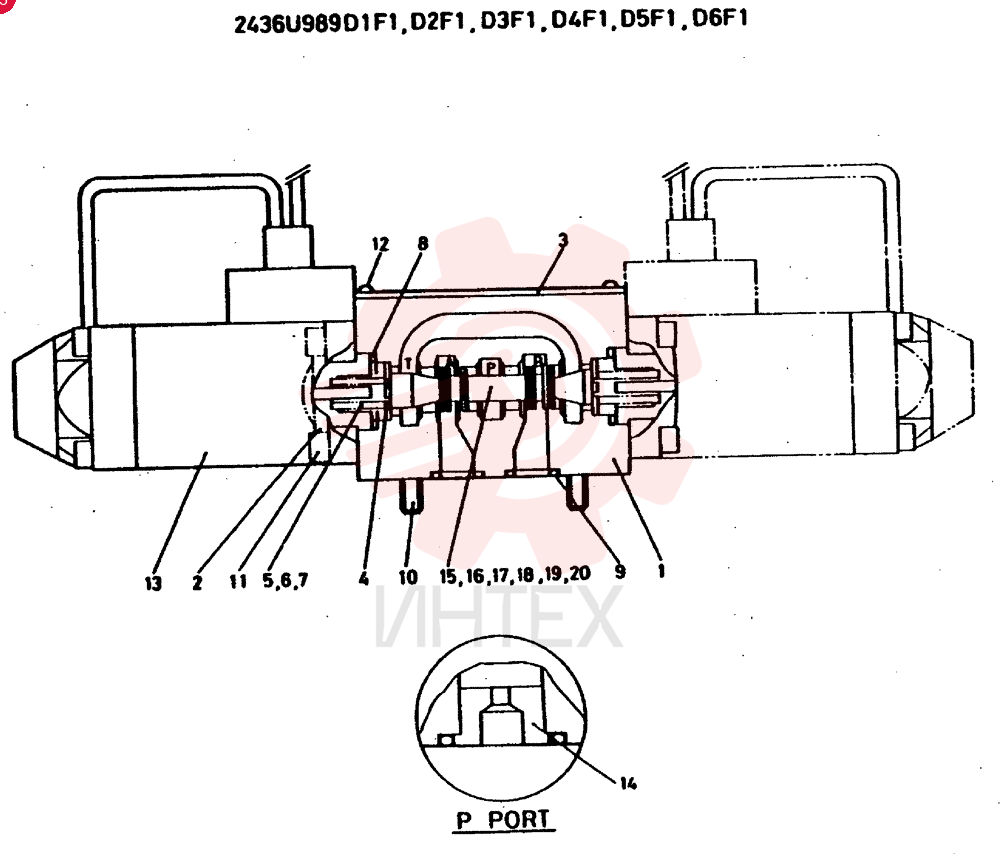 VALVE ASST, SOLENOID CONSITS OF THE FOLLOWING PARTS 2436U989D0F1