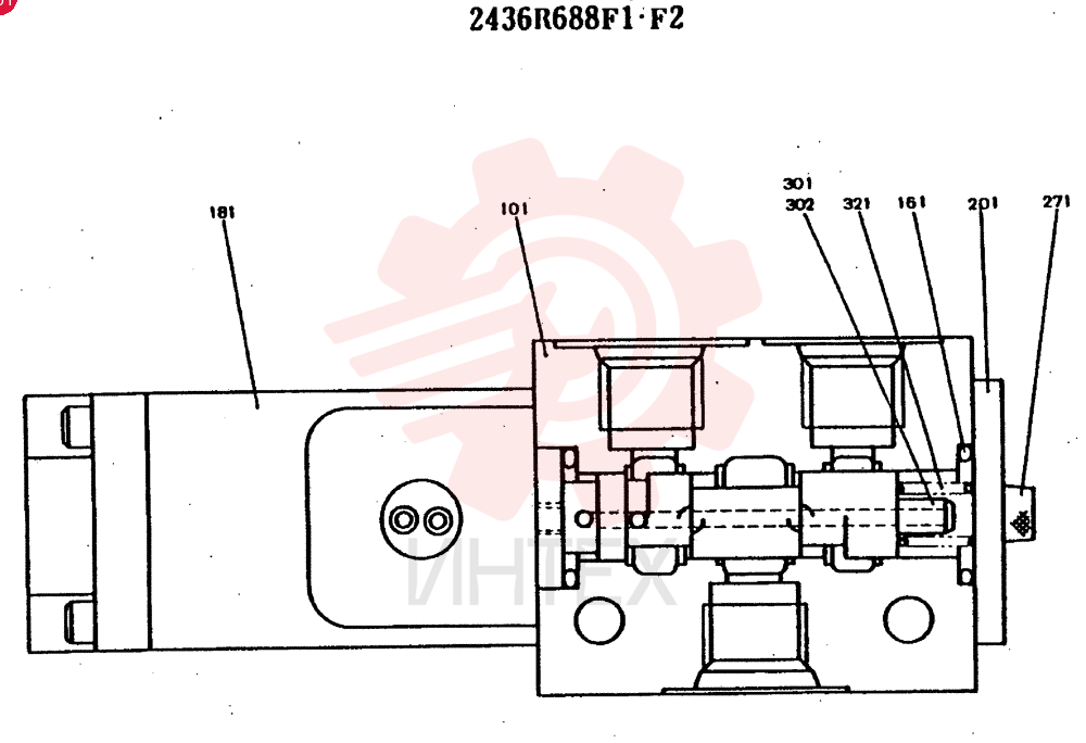 VALVE ASSY, SOLENOID CONSISTS OF THE FOLLOWING PARTS 2436R688F1-F2