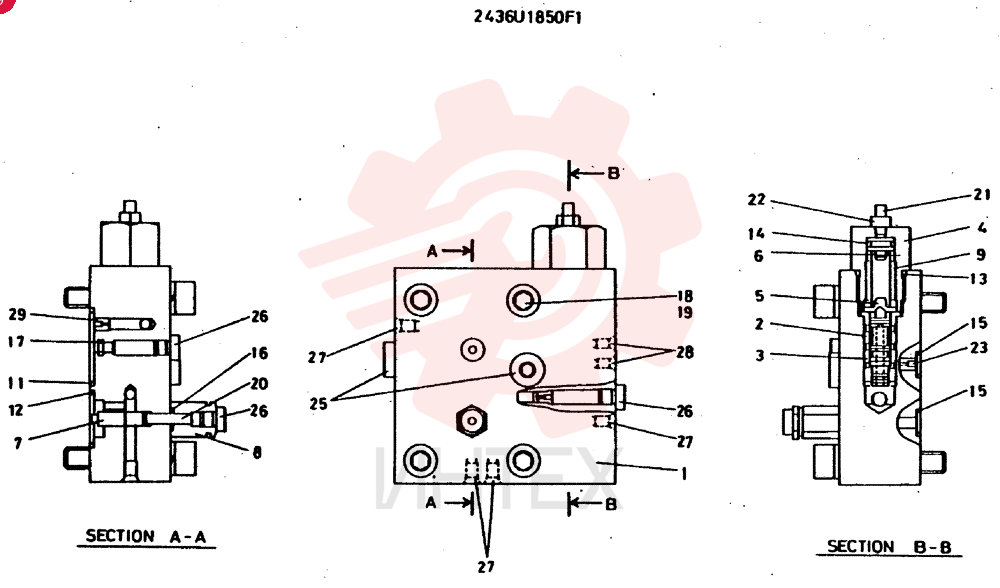 X 2436U1850F1