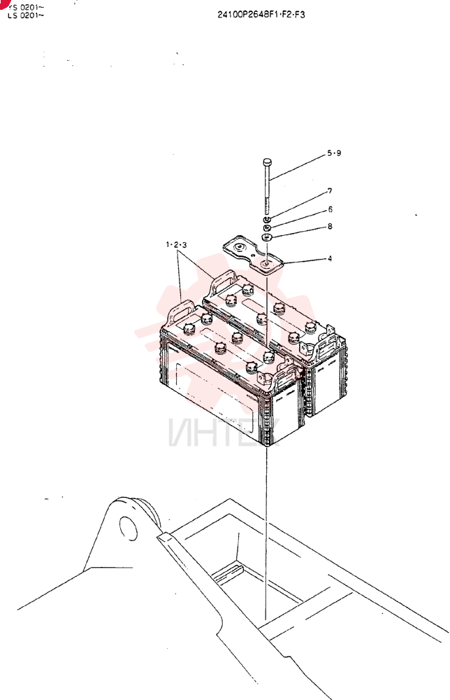 BATTERY ASSY 24100P2648P1