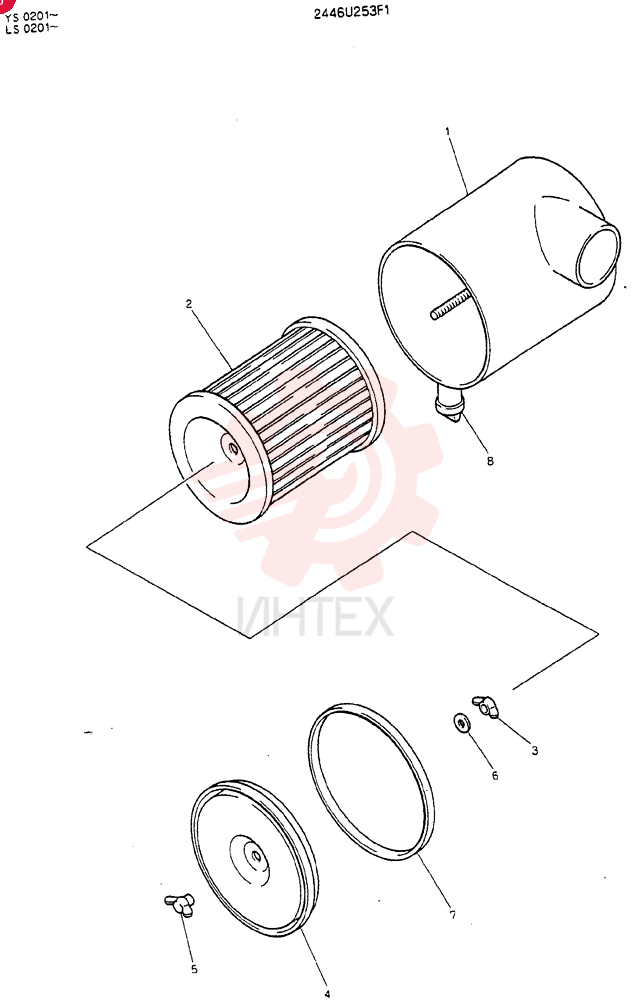 CLEANER ASSY, AIR 2446U253F1