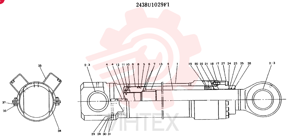 CYLINDER 2438U1029F1