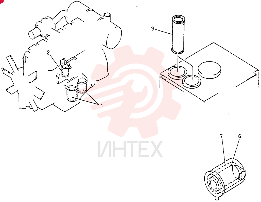 FILTER, ENGINE OIL ME064356