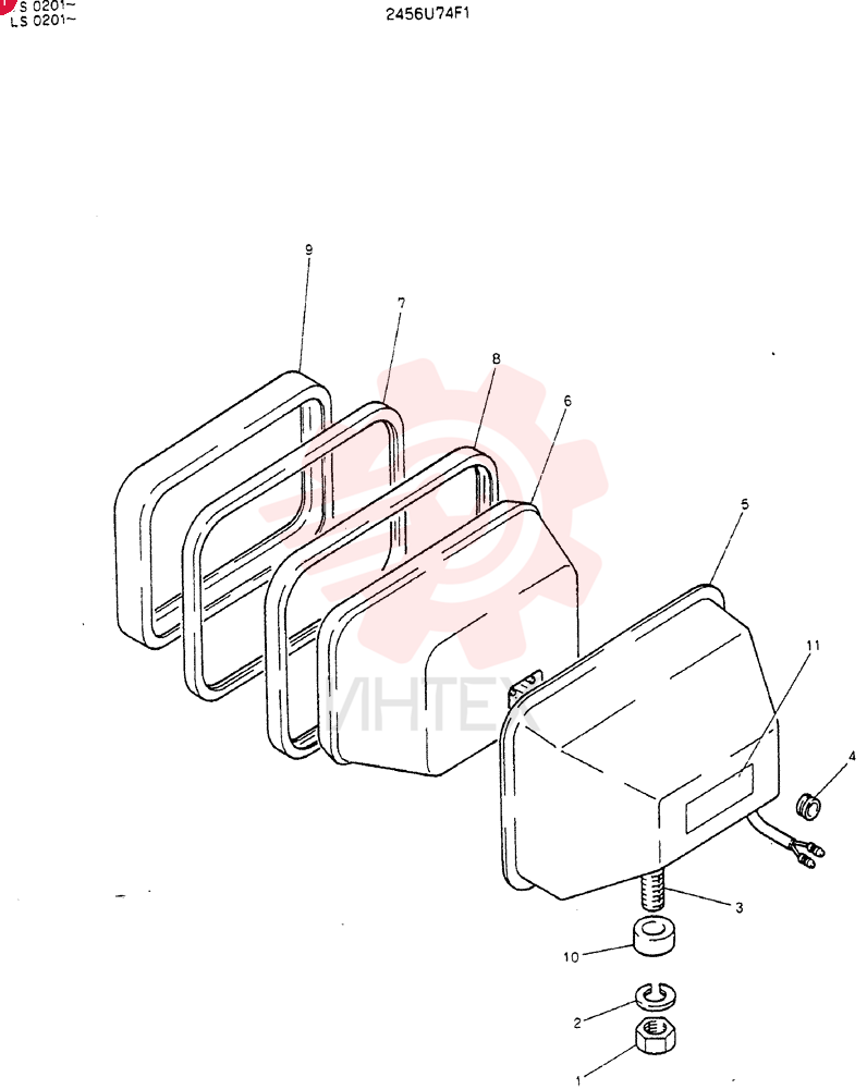 LIGHT ASSY. 2456U74F1