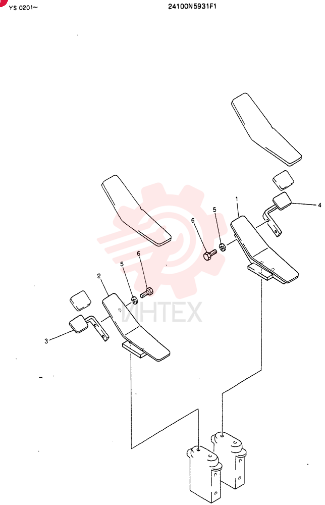 PEDAL ASSY 24100N5931F1