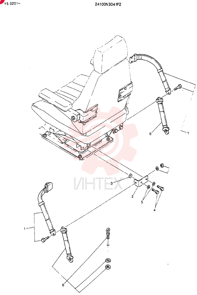 SEAT BELT 24100N3041F2