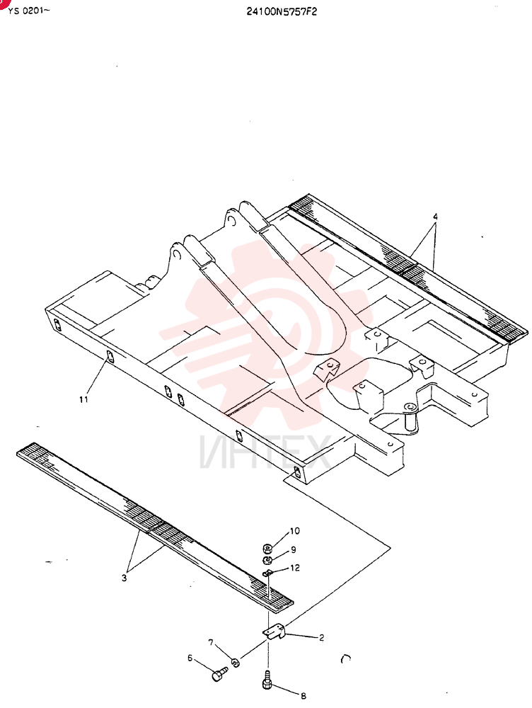 Схема (MD450BLC) - EXCAVATOR BTW TS0201 - TS0394 (1/80-12/06) 24100N5757F2