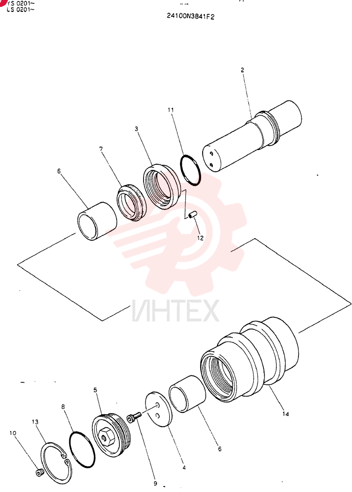 TRACK ROLLER 24100N3841F2