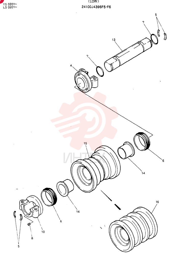 TRACK ROLLER 24100J4396F5