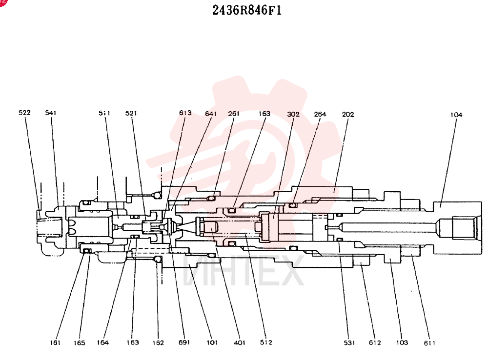 VALVE 2436R845F1