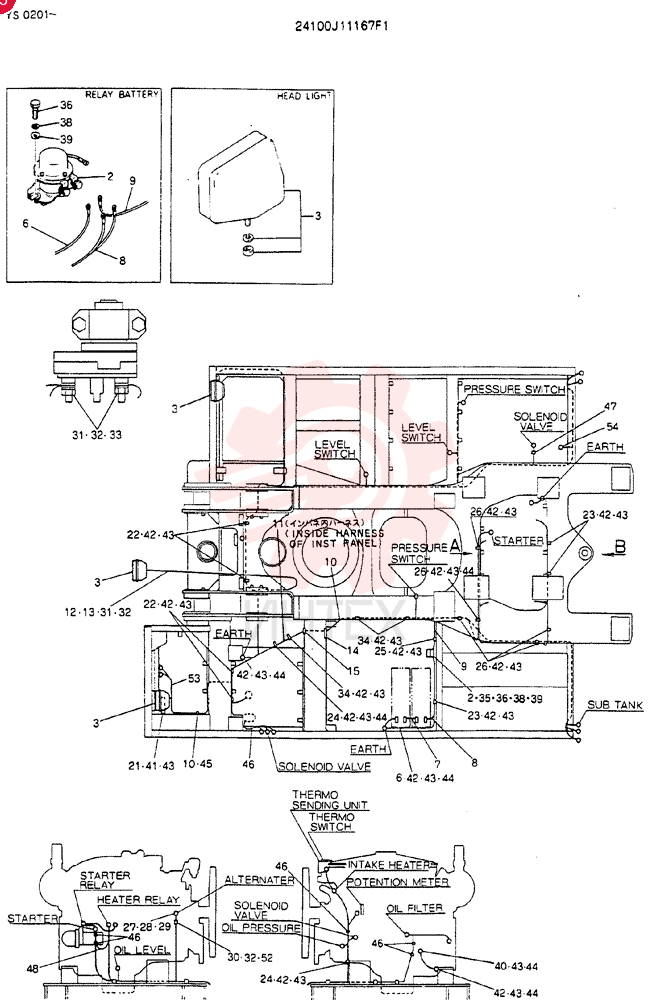 WIRING ASSY, ELEC 24100J11167F1