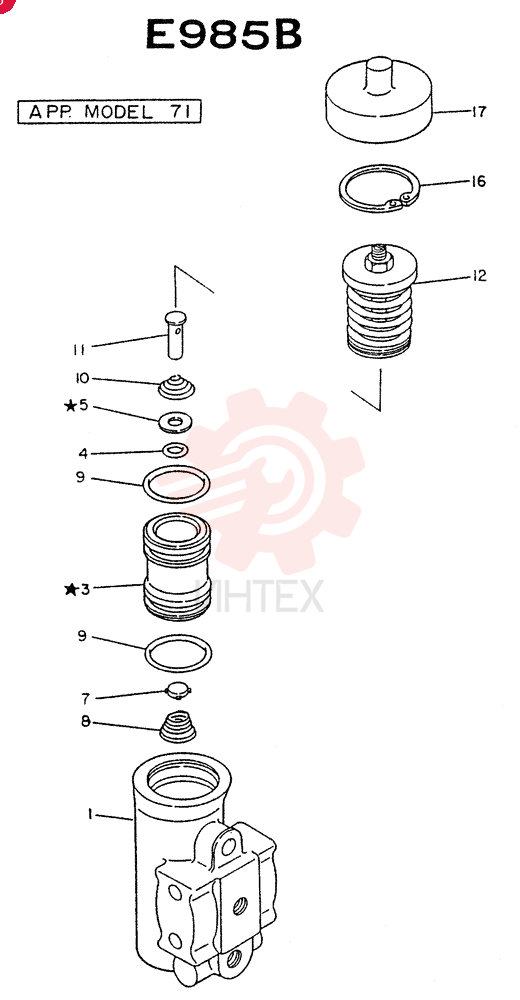 Схема (NE6(T)04) - NISSAN DIESEL ENGINE (1/86-12/98) 71 (2)