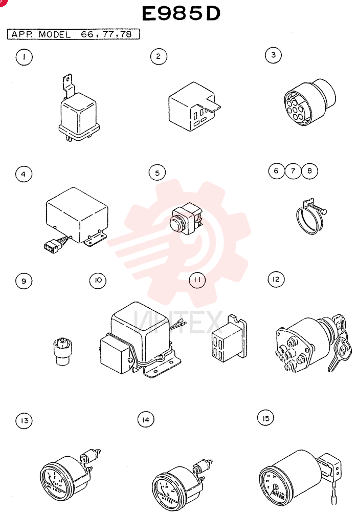 Схема (NE6(T)04) - NISSAN DIESEL ENGINE (1/86-12/98) 66 (1)