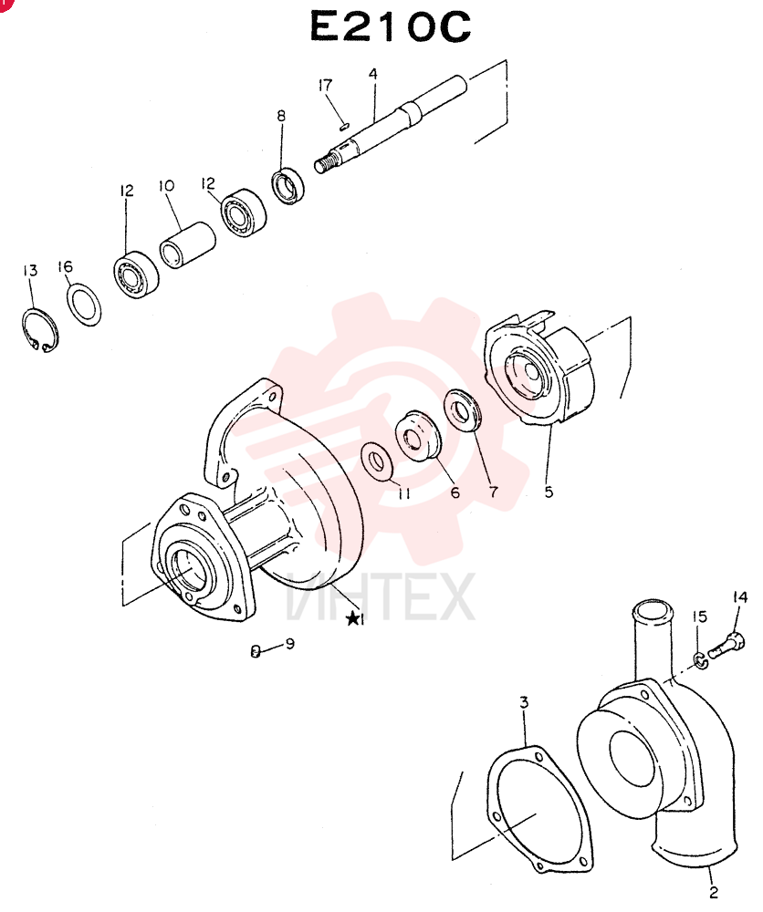 Схема (NE6(T)04) - NISSAN DIESEL ENGINE (1/86-12/98) VG2101095005