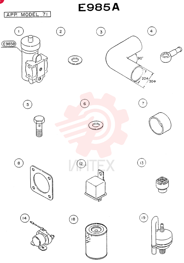 Схема (NE6(T)04) - NISSAN DIESEL ENGINE (1/86-12/98) 71 (1)