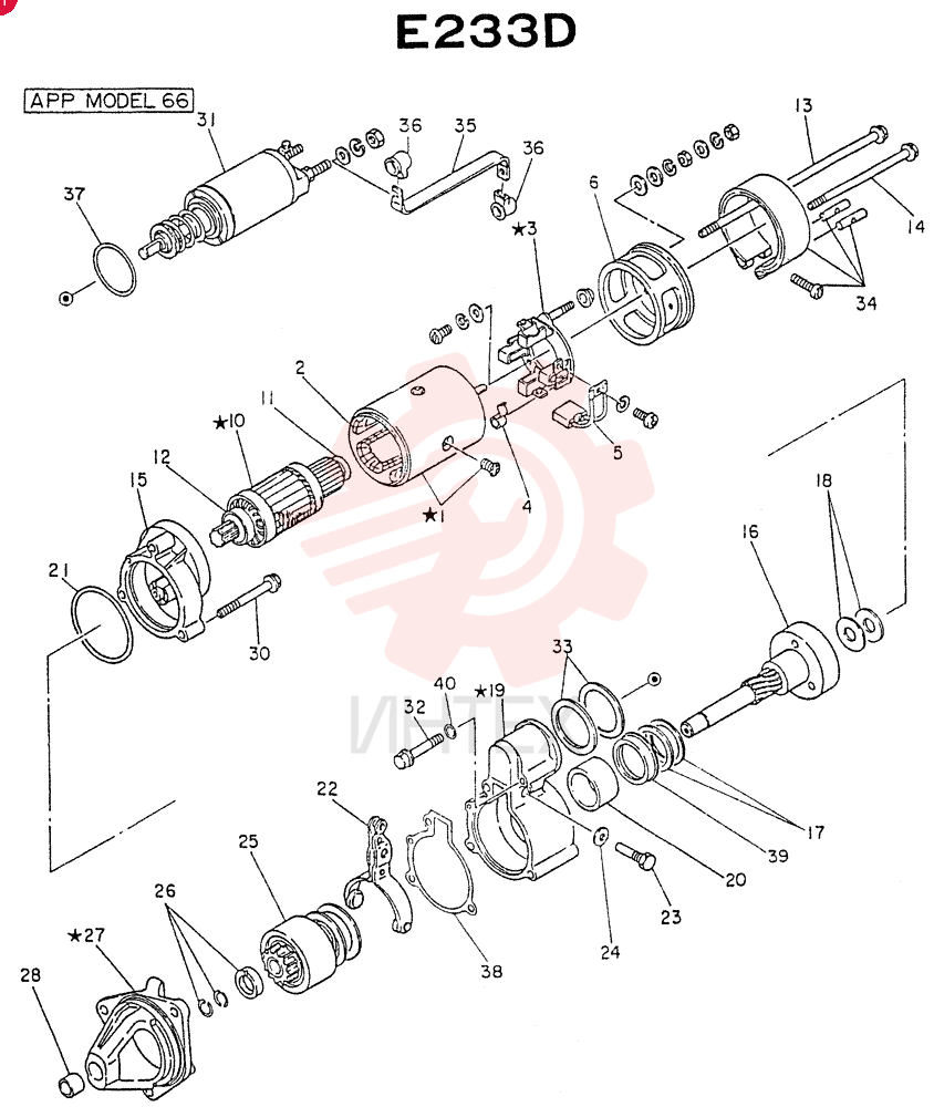 STARTER MOTOR VG2330096076