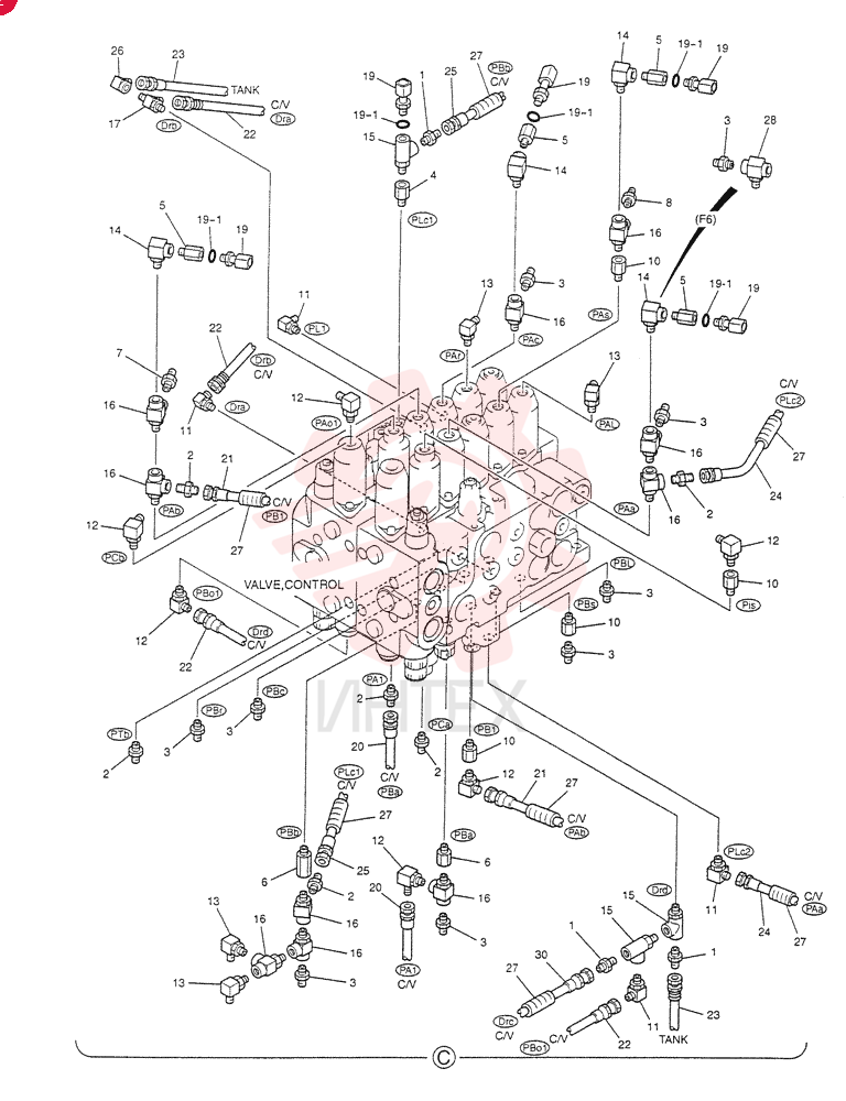CONTROL LINES, MAIN (BOOM SAFETY) YB06H00004F5 (2)