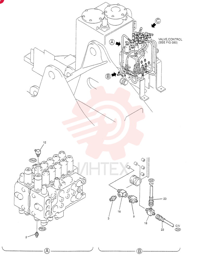 CONTROL LINES,MAIN (BOOM SAFETY) YB06H00004F3 (1)