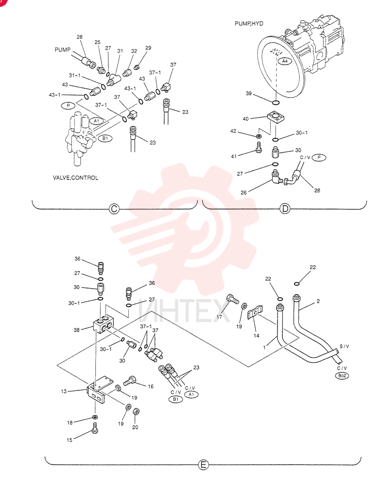 HYD LINES.UPP YB03H00004F1 (2)