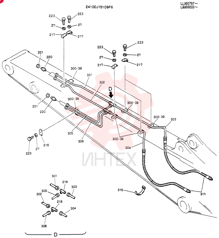 ARM ASSY, 2.98M 24100J15109F6 (1)