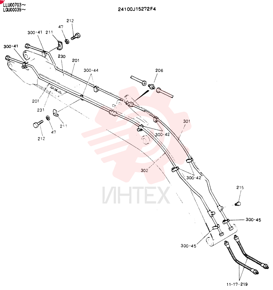 BOOM ASSY. 6. 02M 24100J15272F4 (1)