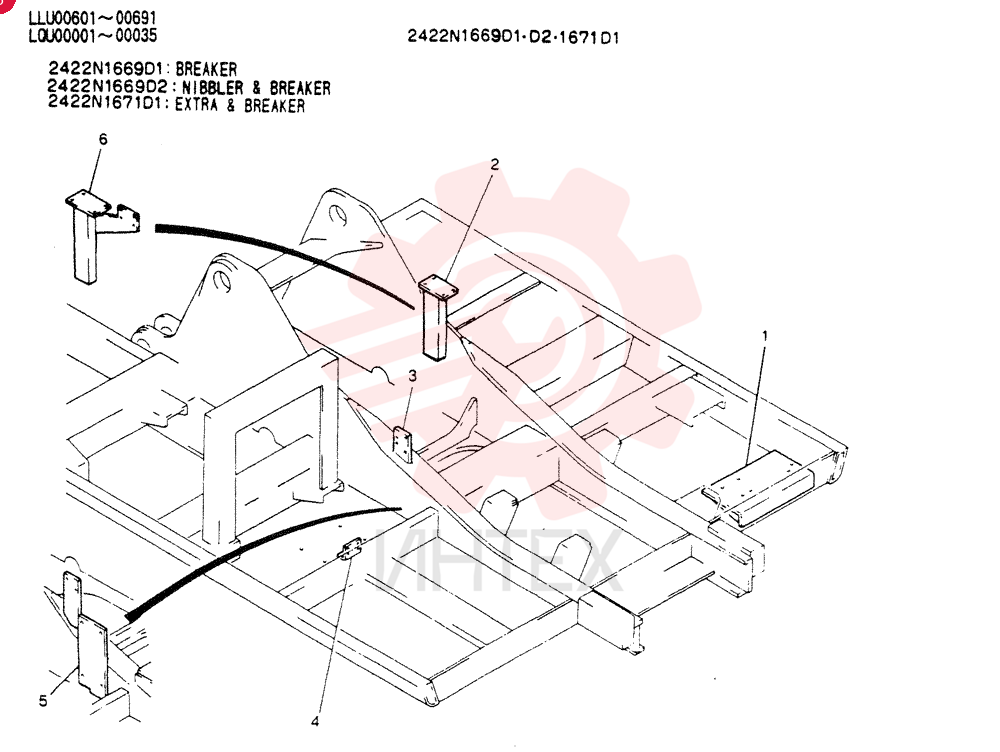 REWORK,UPP FRAME 2422N1669D1