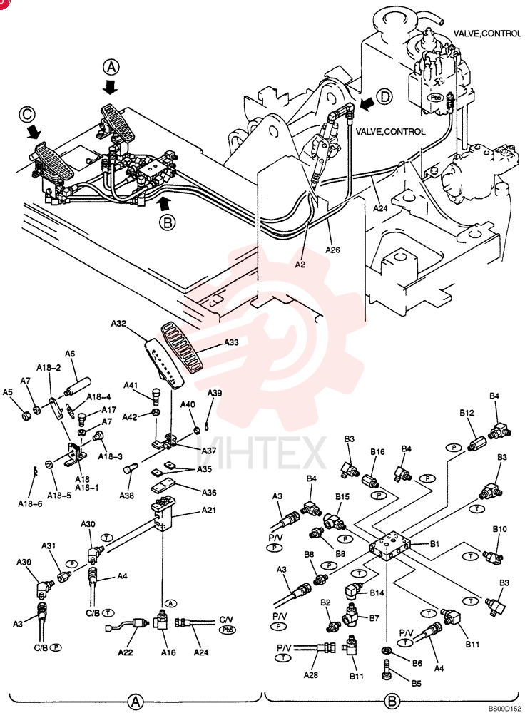 HOSE ASSY. 2420R349D200 (2)