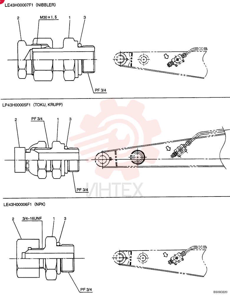 HYD CONNECTOR ZA23H22012