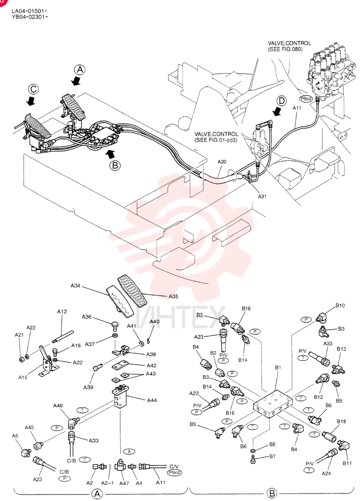CONTROL LINES,REMOTE YB68H00019F1 (2)