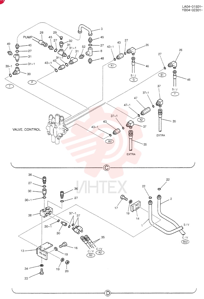 HYD LINES, UPP YB03H00027F1 (2)