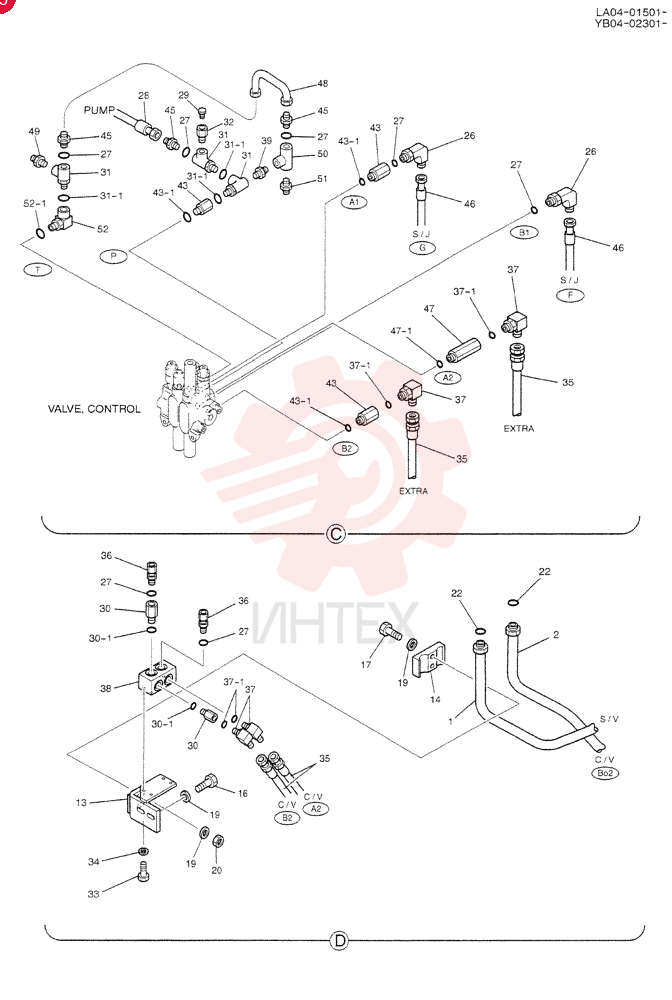 HYD LINES, UPP YB03H00029F1 (2)