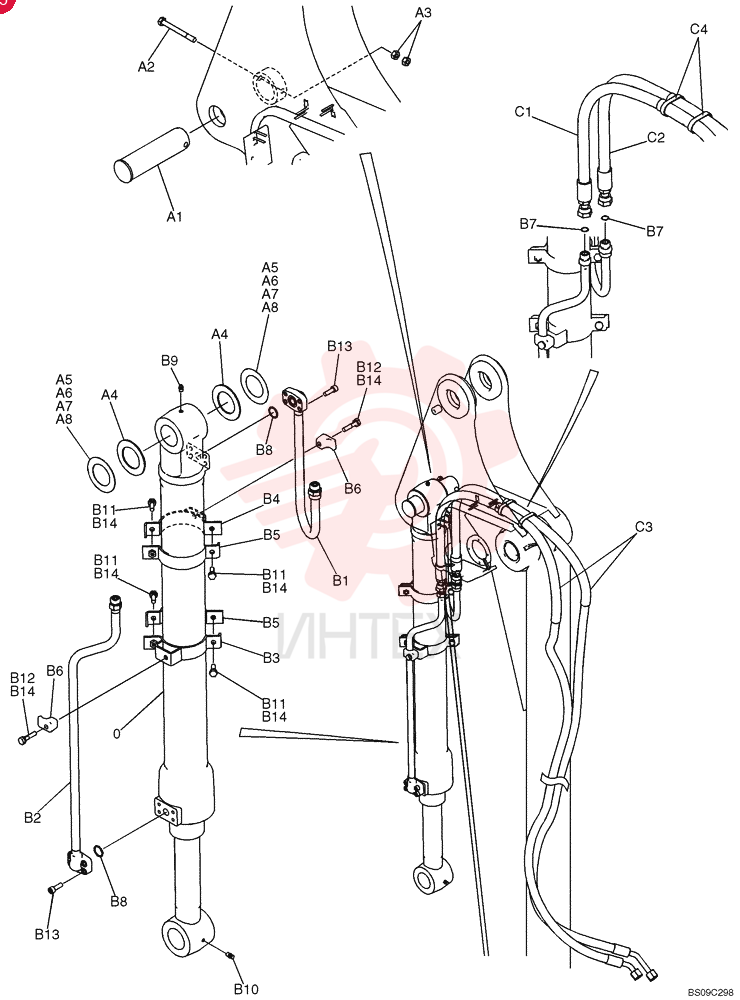 BUCKET CYLINDER YY01V00060F1