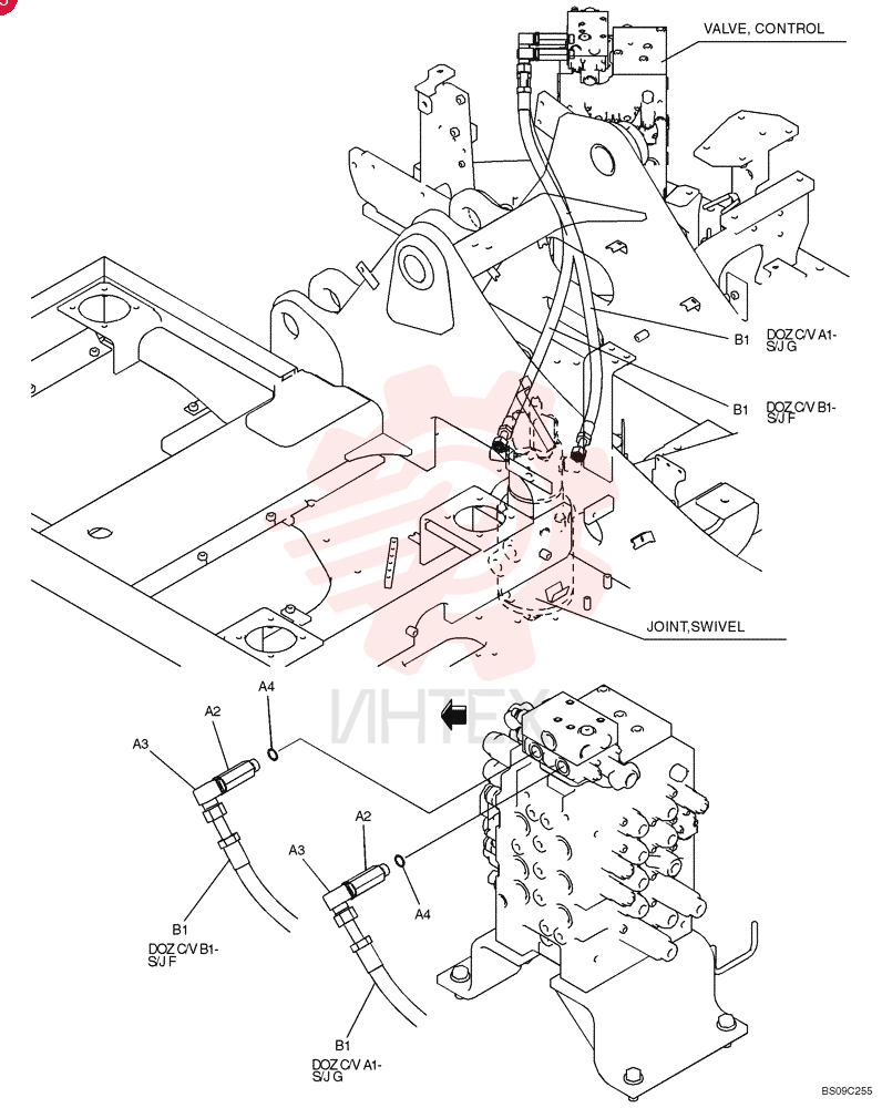 HYD CONNECTOR 2444Z3714