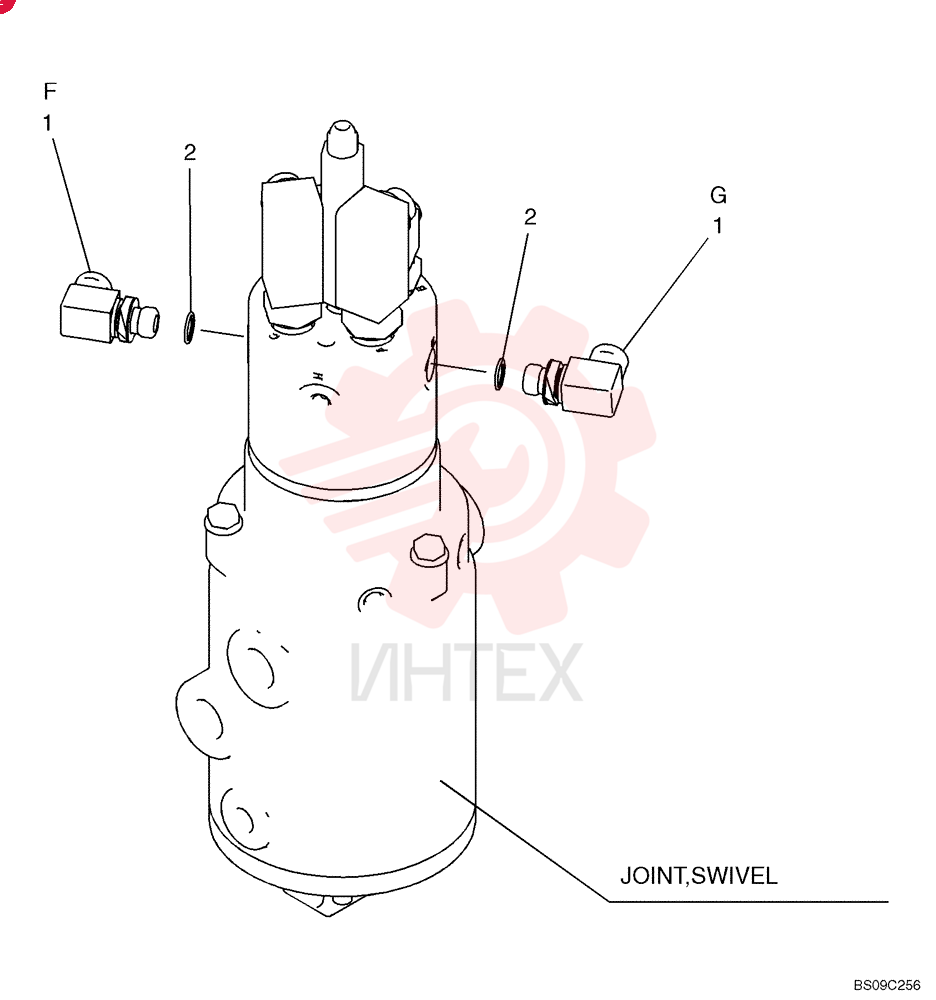 HYD CONNECTOR ZA38F18008