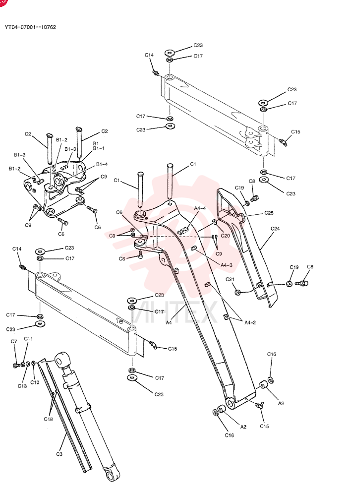 BOOM ASSY, RE YT05B00021F3