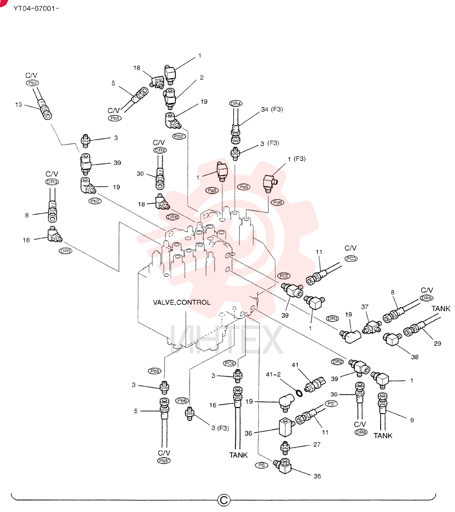 CONTROL LINES, MAIN (PIPING LESS) YT06H00032F4 (1)