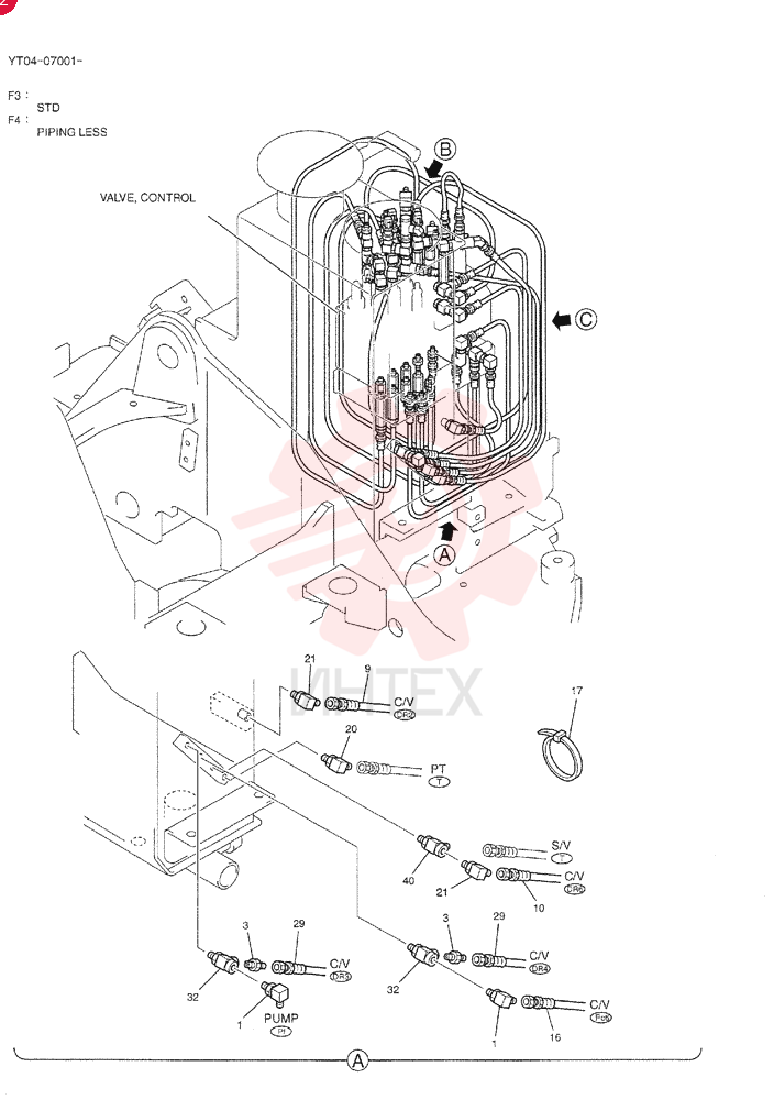 CONTROL LINES, MAIN (STD) YT06H00032F3