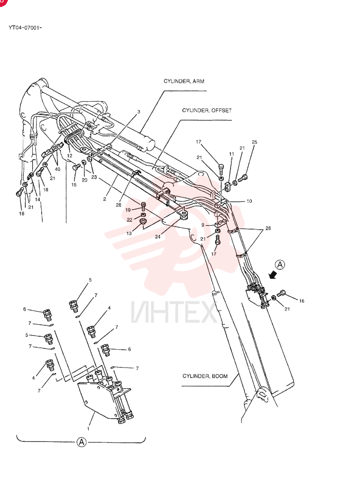 HYD LINES, BOOM YR42H00016F4