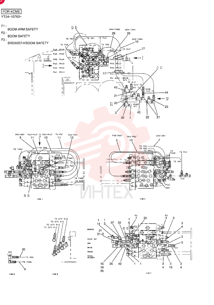 LINES, MAIN (BOOM ARM SAFTEY) YT06H00050F1