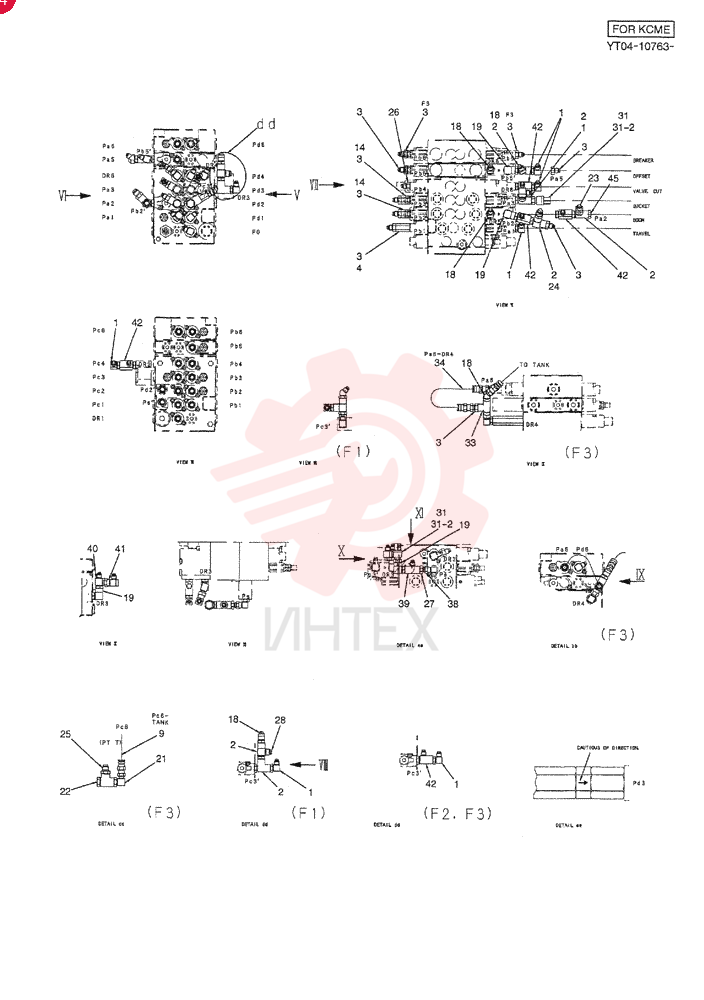 LINES, MAIN (BOOM SAFETY) YT06H00050F2