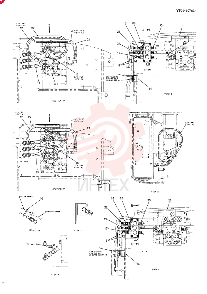 LINES, VALVE (NIBBLER & BREAKER) YT64H00091F2