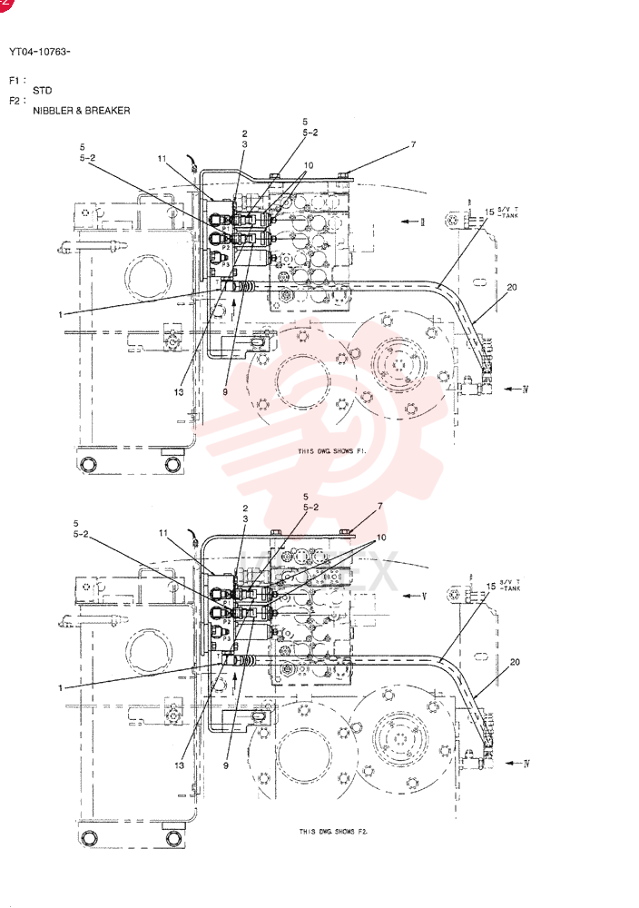 LINES, VALVE (STD) YT64H00091F1