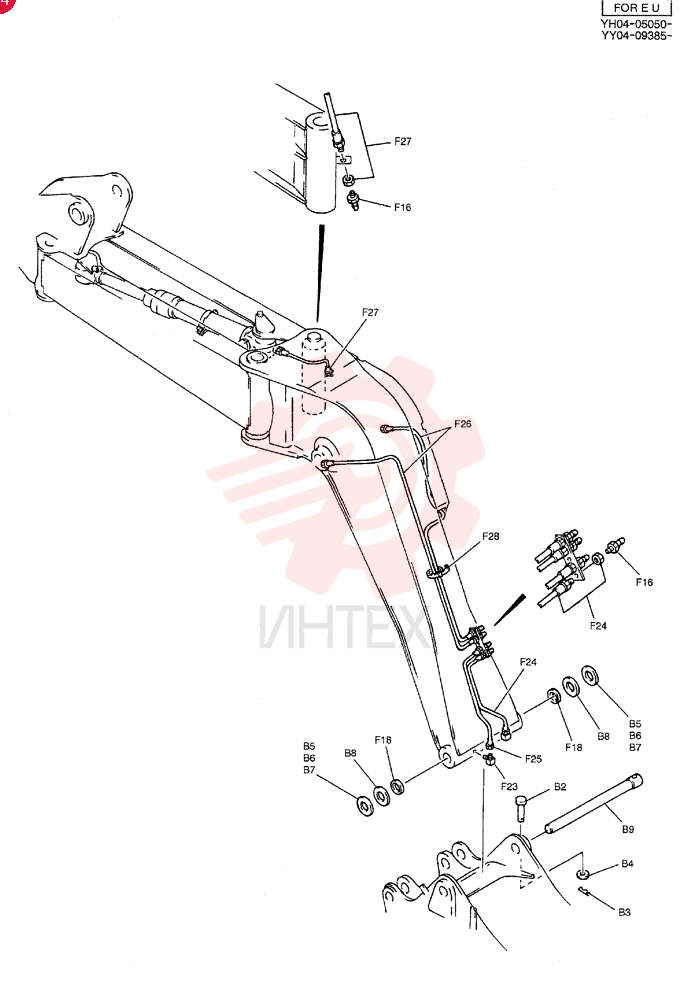 BOOM ASSY, RE. YY05B00039F2 (1)
