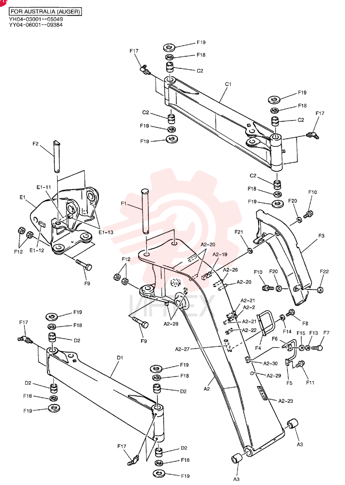 BOOM ASSY, RE. YY05B00007F2 (2)