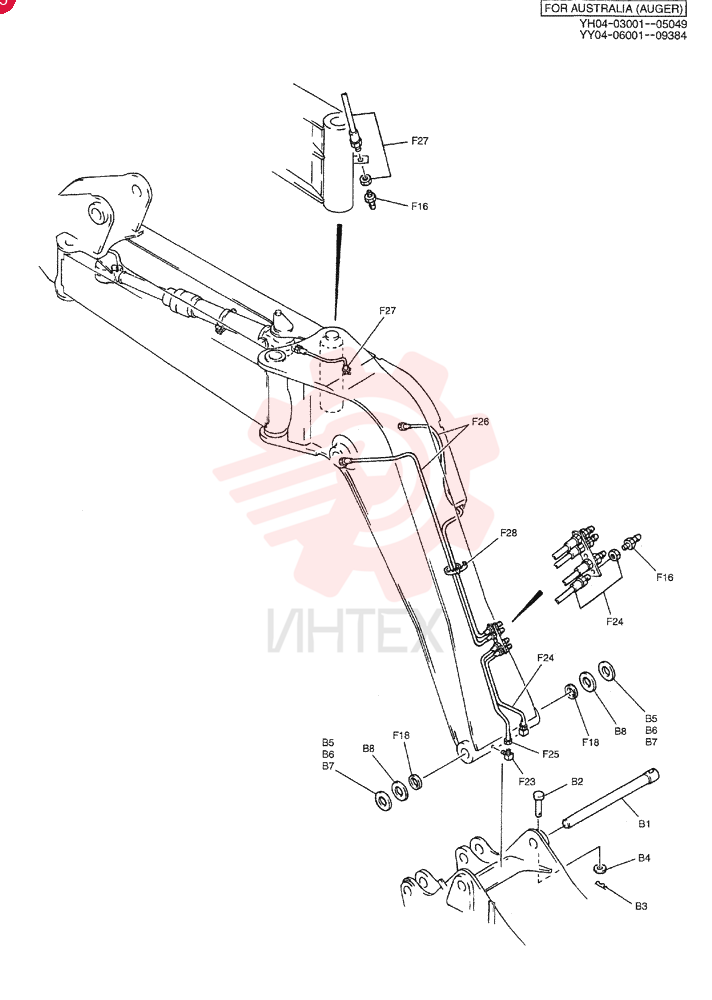 BOOM ASSY, RE. YY05B00007F2 (1)