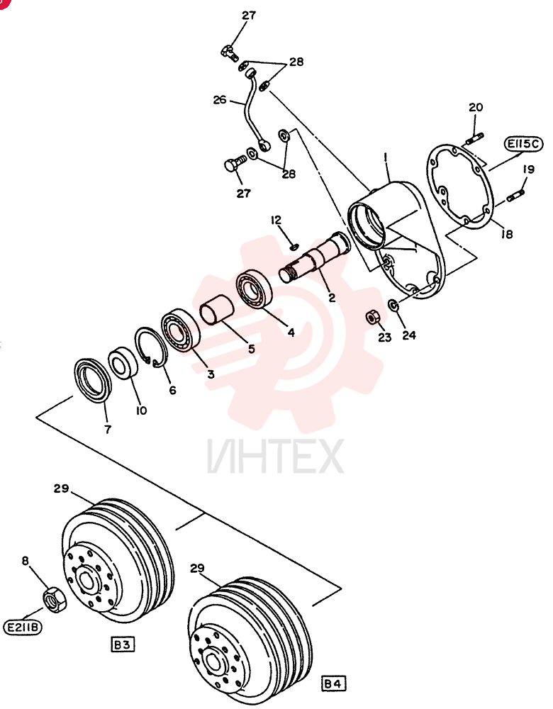 BRACKET ASSY-FAN (FOR A8) VG2104696060 (1)