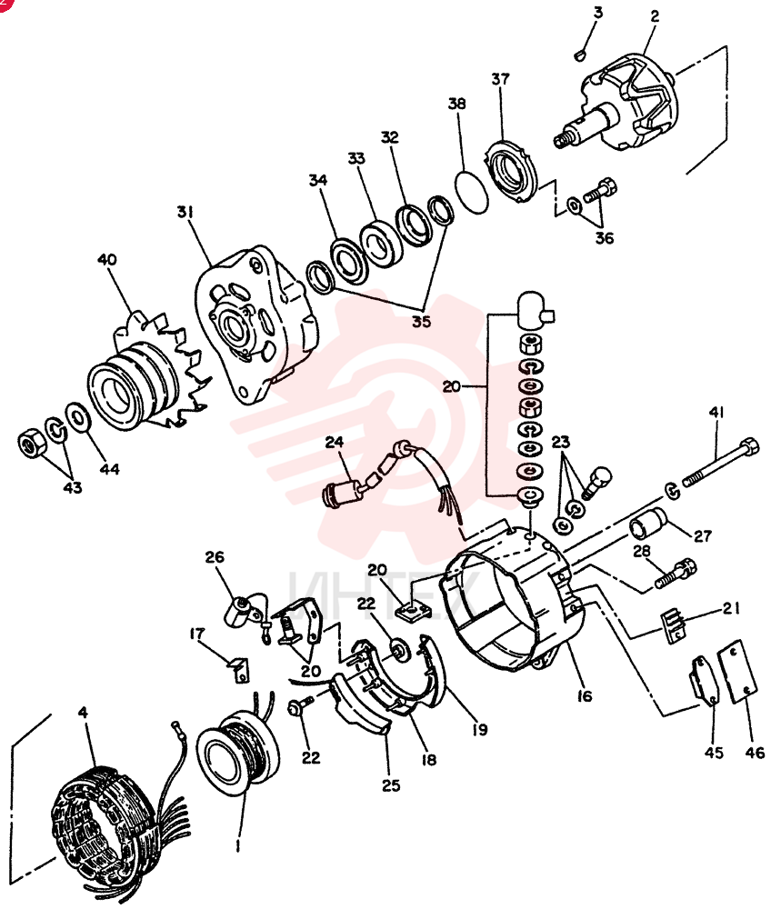 Схема (PE6T04) - NISSAN DIESEL ENGINE - LK900 & LK700A W/TURBO (1/03-12/06) VG2310096177