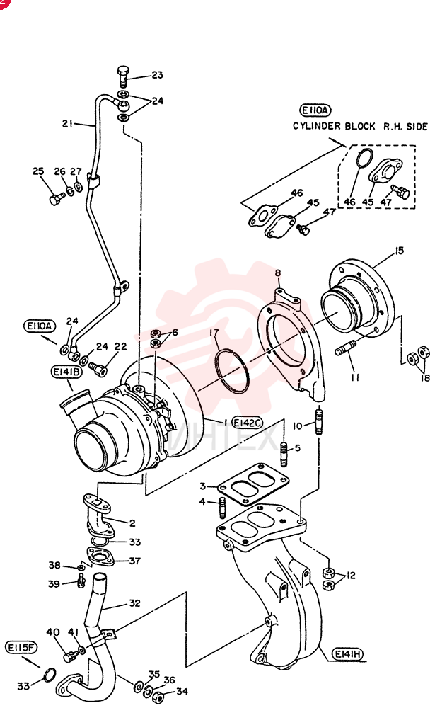 TURBOCHARGER VG1420196003 (4)